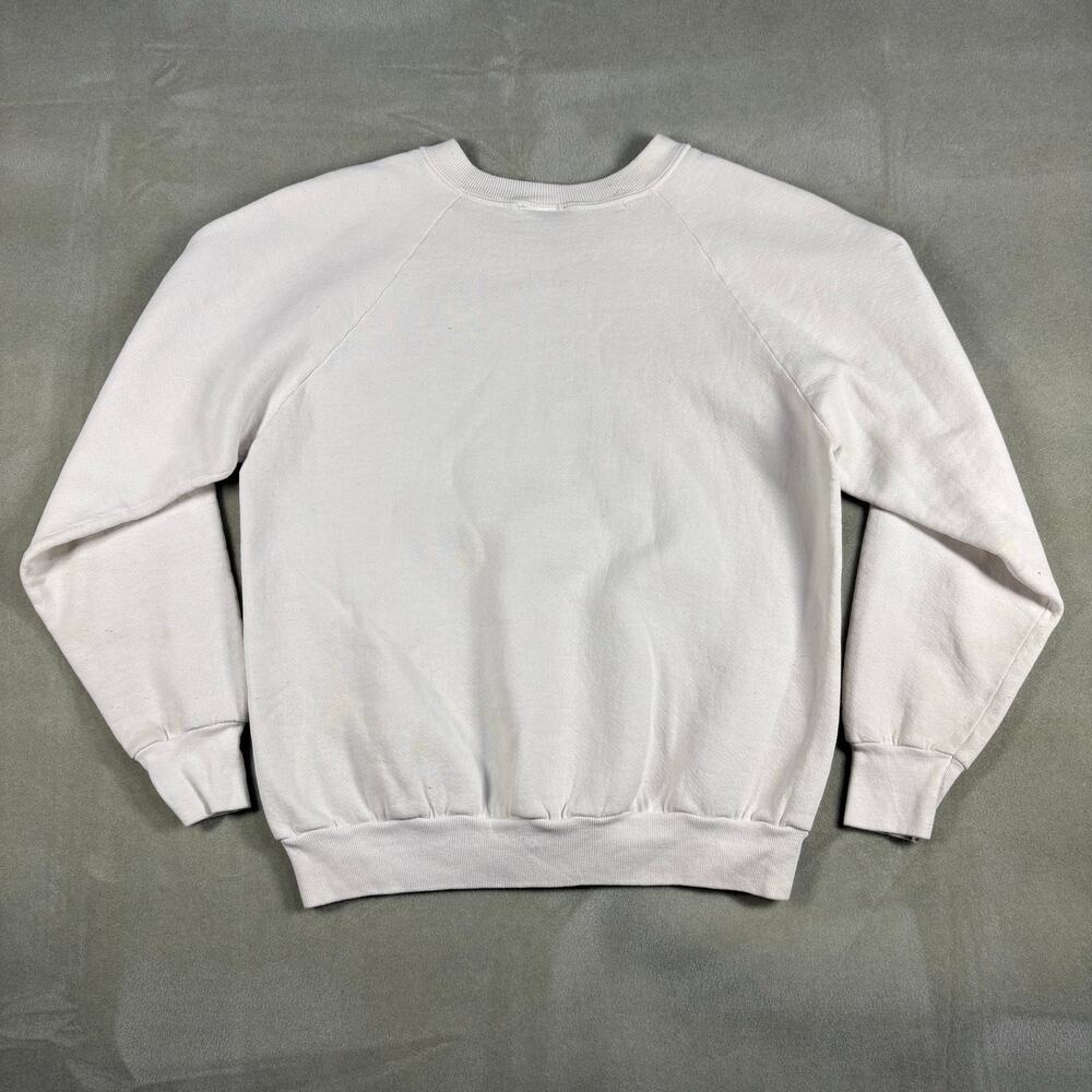 Vintage California Cat Sweatshirt Womens Small White‎ Graphic Crewneck 90s - Picture 3 of 7
